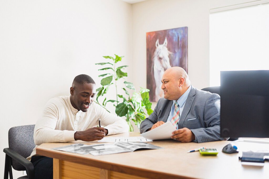 HiLine Homes customer financing home loans.