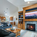 Home Plan 2248 Great Room and Living Room.