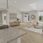 Home Plan 2248 entry and great room.