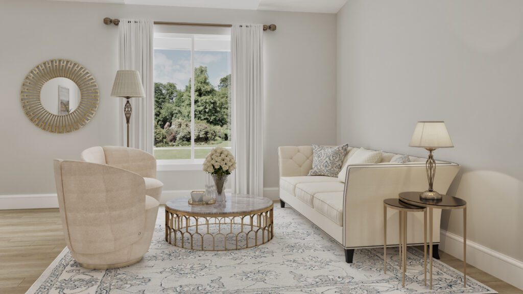 Home Plan 2248 great room.