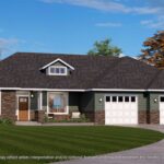 Home plan 2248 enhanced elevation.