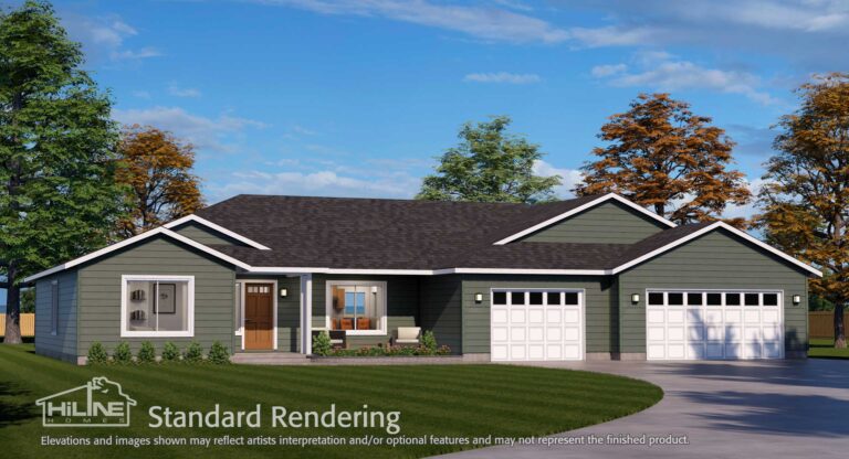 Home plan 2248 standard elevation.