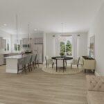 Home Plan 2248 kitchen and dining room.