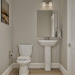 Home Plan 2248 powder bath.