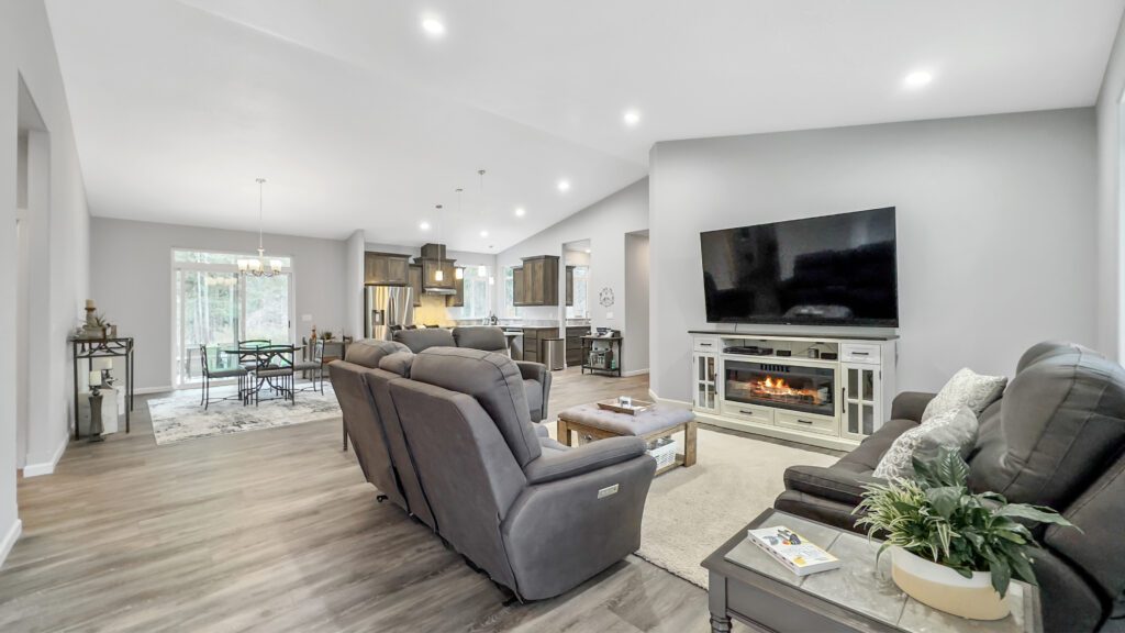 Home Plan 2248 living room.