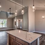 Home Plan 2248 kitchen and living room.