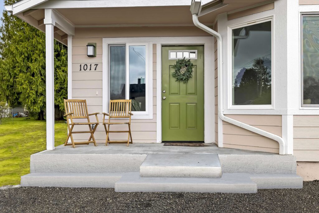 Home Plan 843 front exterior.