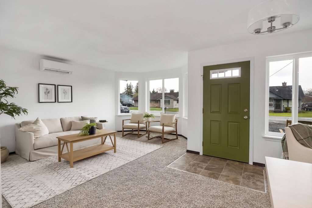 Home Plan 843 living room.