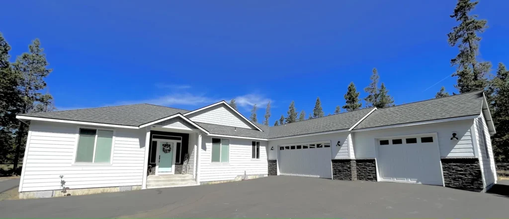 Home Plan 2443 front exterior.