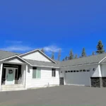 Home Plan 2443 front exterior.