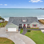 Home Plan 2592 exterior home by ocean.