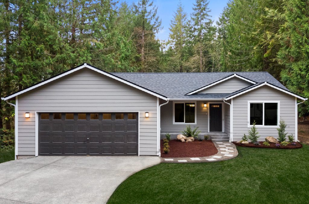 Home Plan 1491 exterior front.