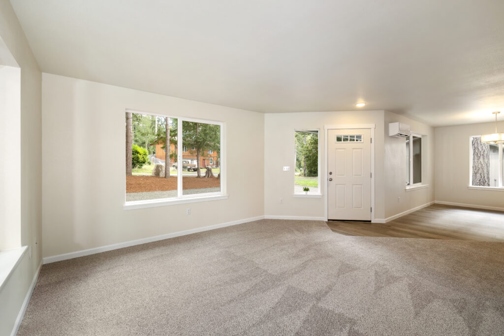 Home Plan 1248 living room.