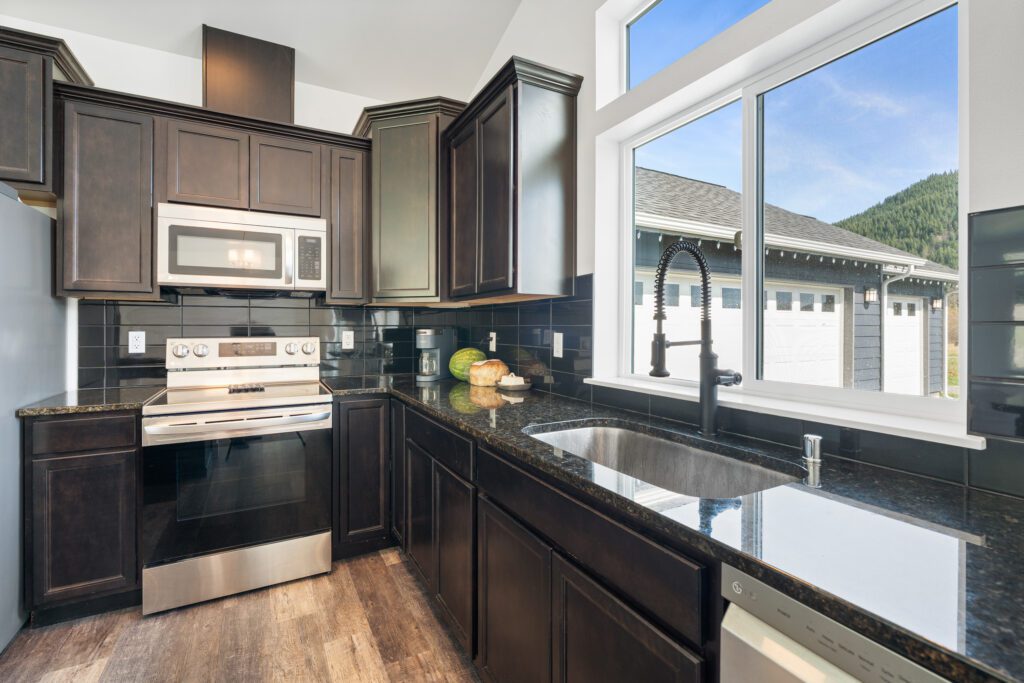 Kitchen of Home Plan 2041.