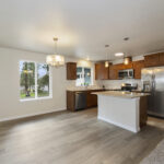 Home Plan 1248 kitchen and dining room.