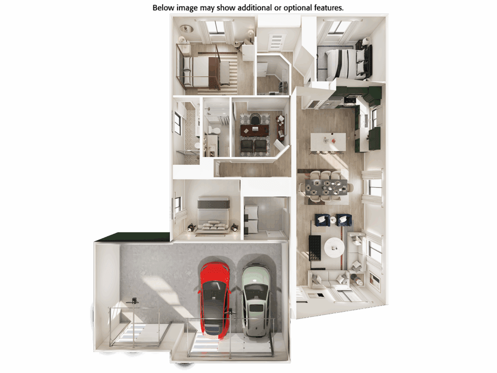 Home Plan 1883 floor layout.