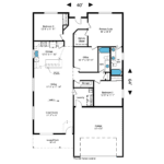 Home Plan 1883 floor layout.