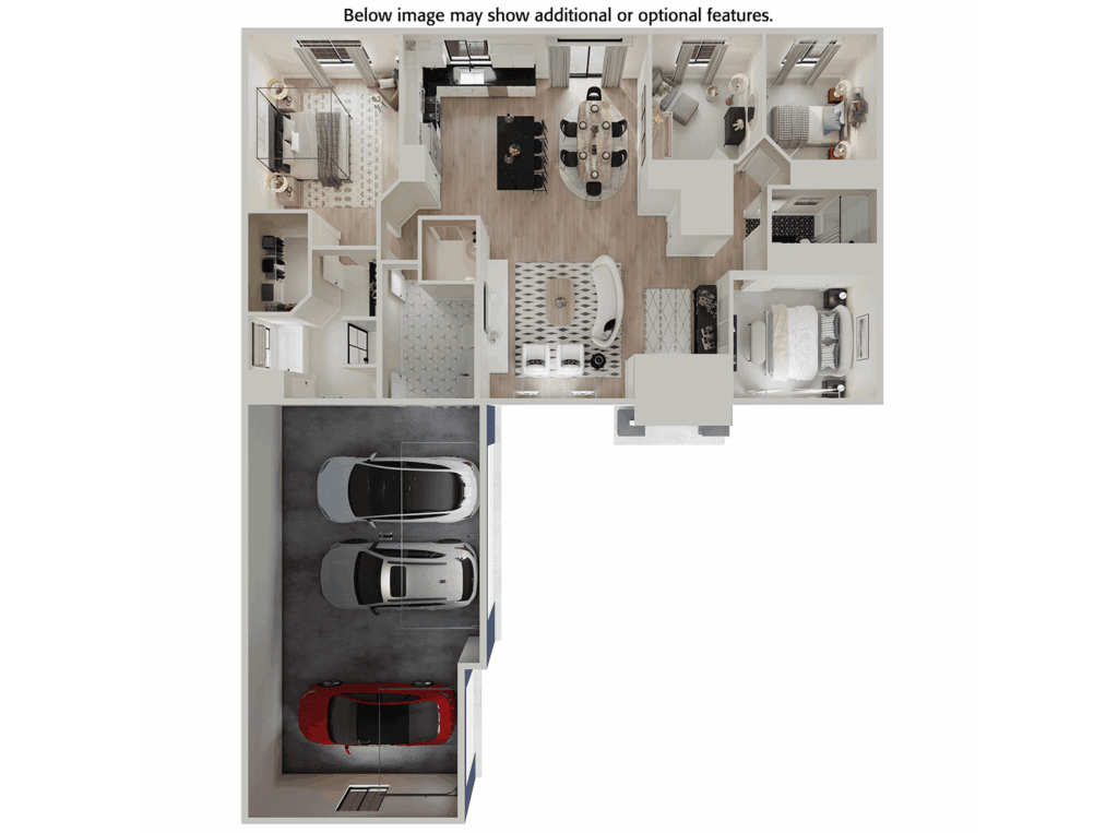 Home Plan 1940B floor layout.
