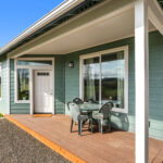 Home Plan 1248 front exterior covered porch.