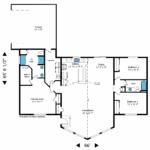 Home Plan 2041L floor plan layout.