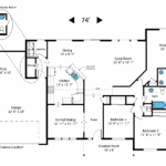 Home Plan 2042L floor plan layout.