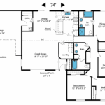 Home Plan 2112L floor plan layout.