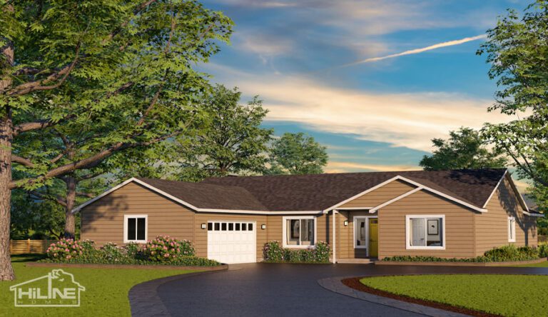 Home Plan 2232 standard elevation.