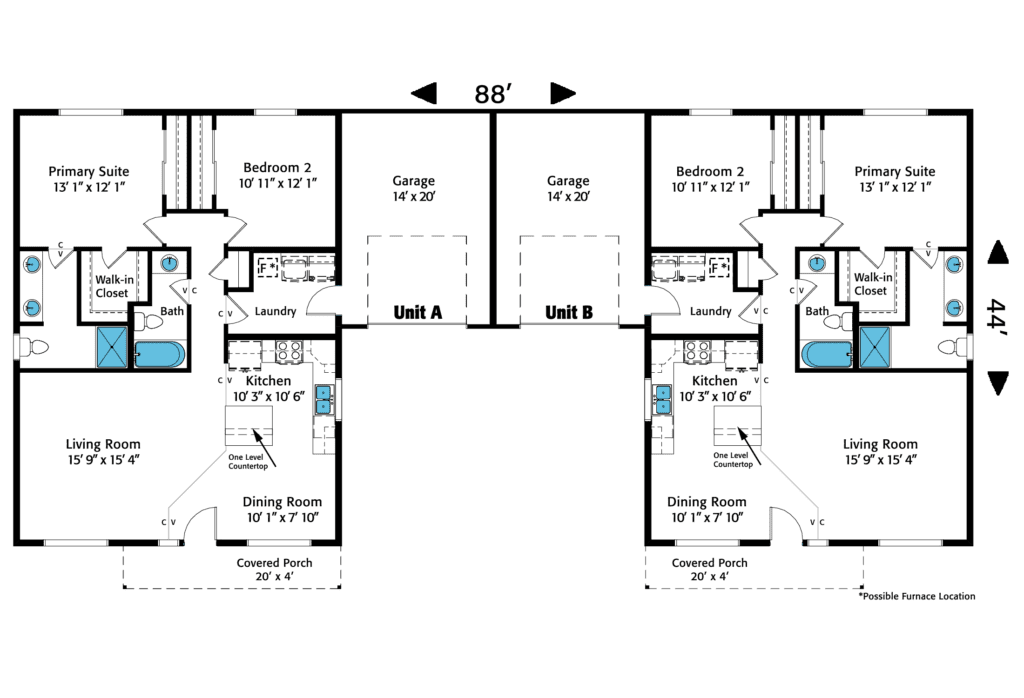 Home Plan 2400 floor layout.