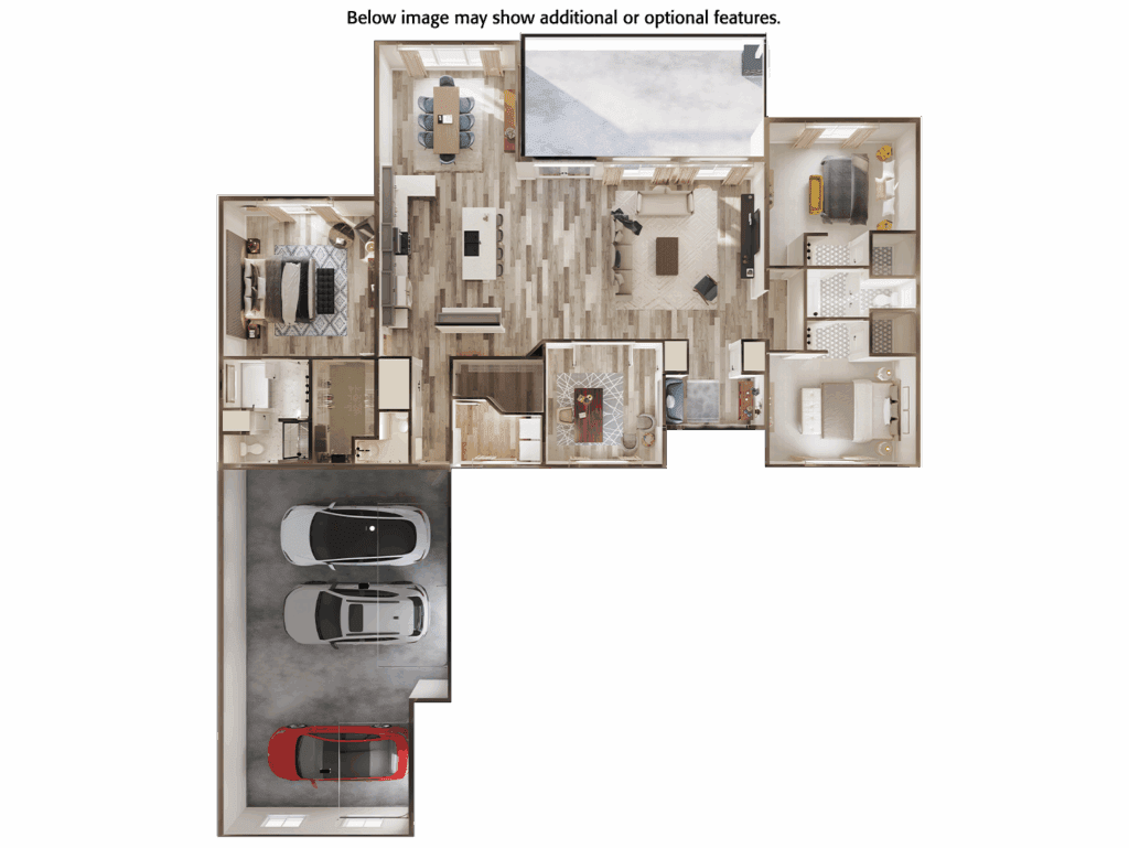 Home Plan 2443 floor layout.