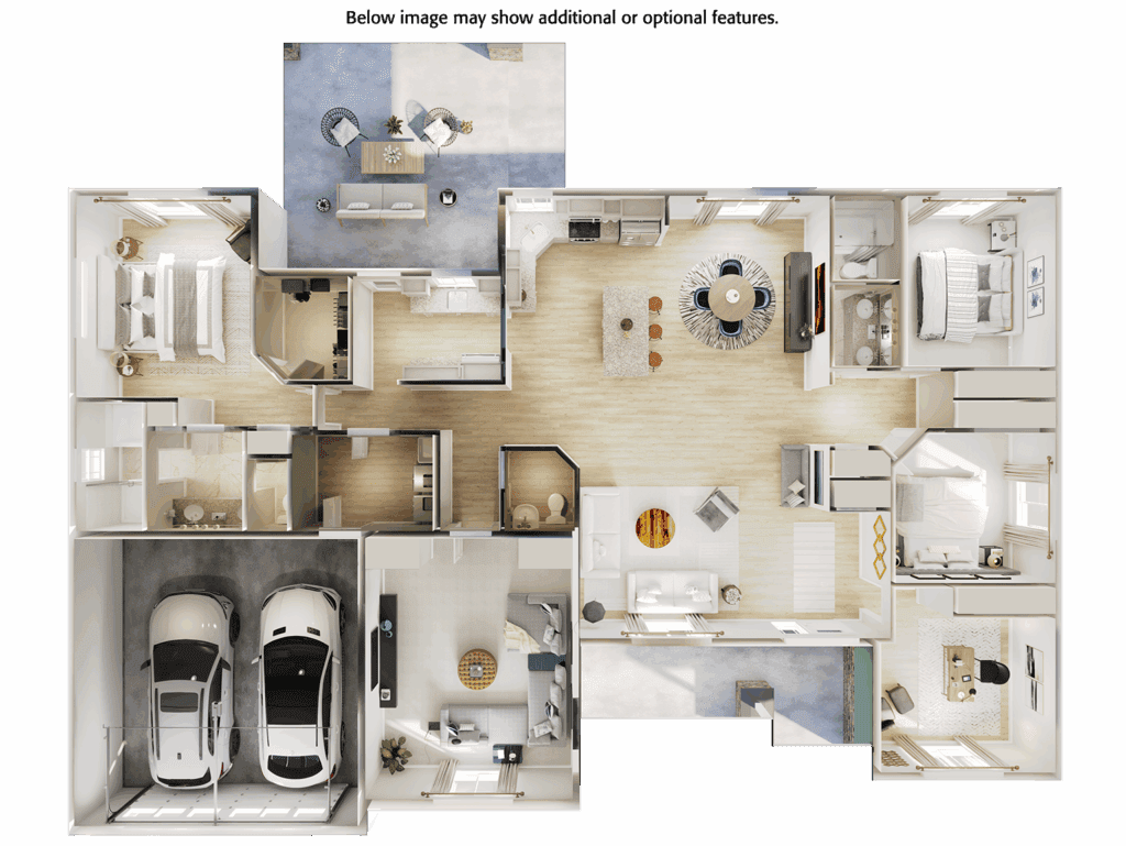 Home Plan 2576 floor layout.