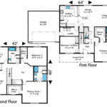 Home Plan 3072L floor plan layout.