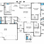 Home Plan 3464L floor plan layout.