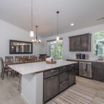 Home Plan 1940B kitchen and dining room.