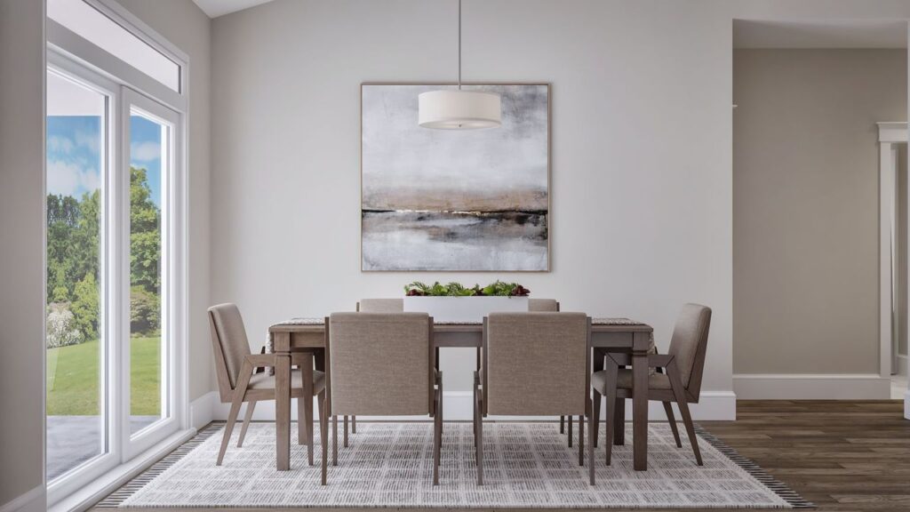 Home Plan 1491 dining.