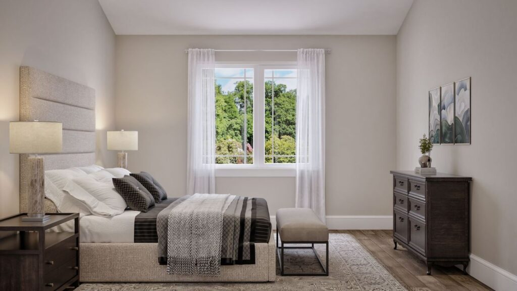 Home Plan 1491 bedroom.