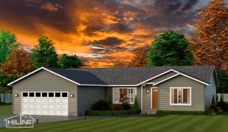 Home Plan 1772 standard elevation.