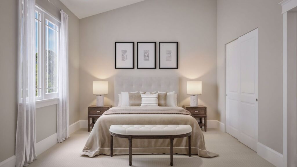 Home Plan 1491 bedroom.