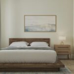 Home Plan 843 primary bedroom.