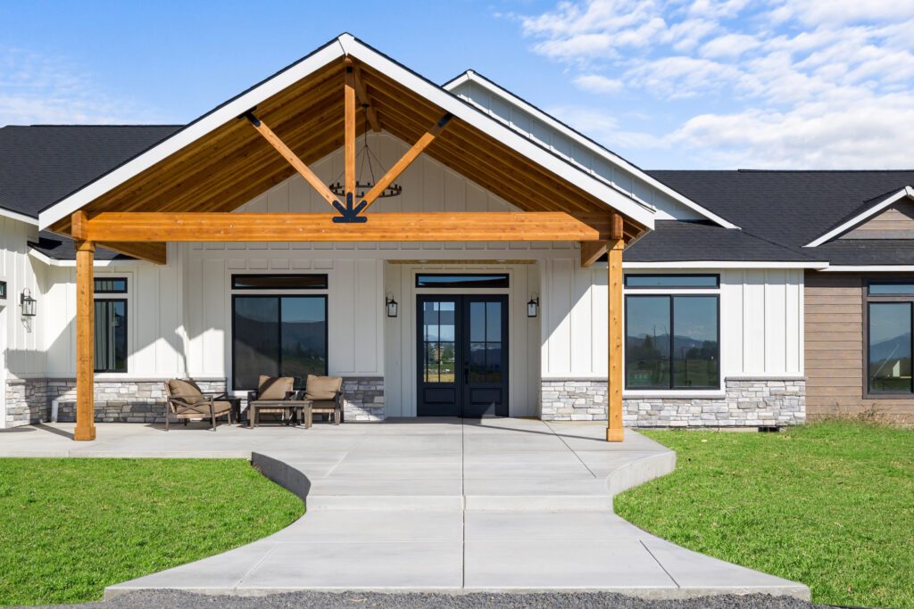 Home Plan 3711 front exterior.