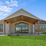 Home Plan 3711 outdoor living space.