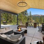 Home Plan 3295 outdoor living space.