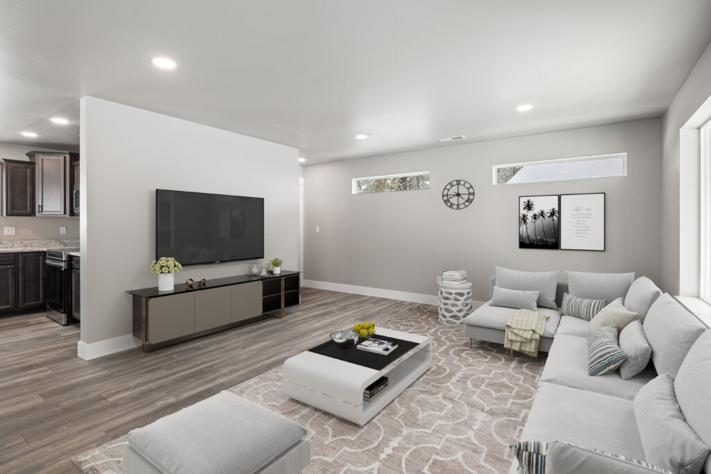 Home Plan 1768 living room.