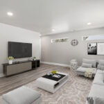 Home Plan 1768 living room.