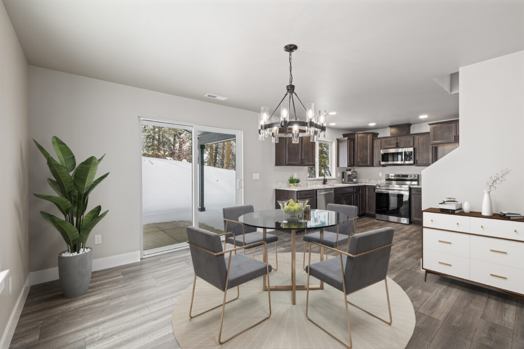 Home Plan 1768 dining room.