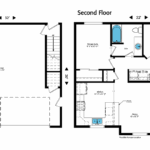 HiLine Homes Home Plan 936 Floor Plan Right Orientation