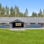 Home Plan 3464 back exterior.