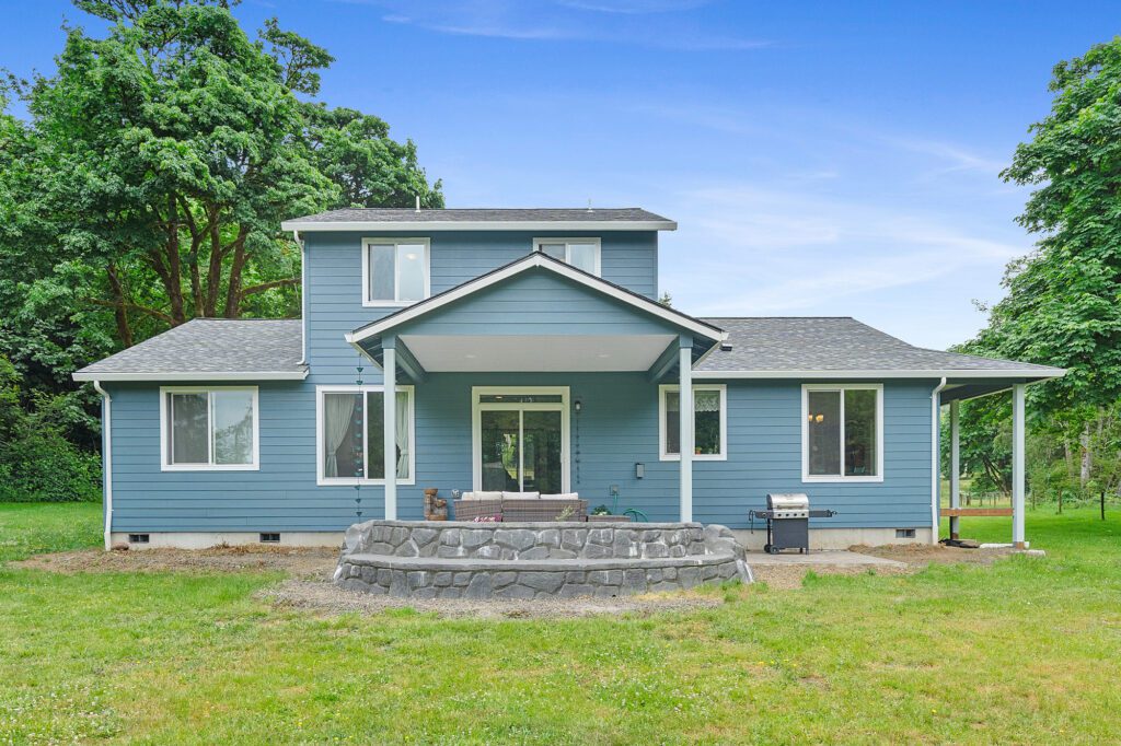 Home Plan 2345 back exterior.