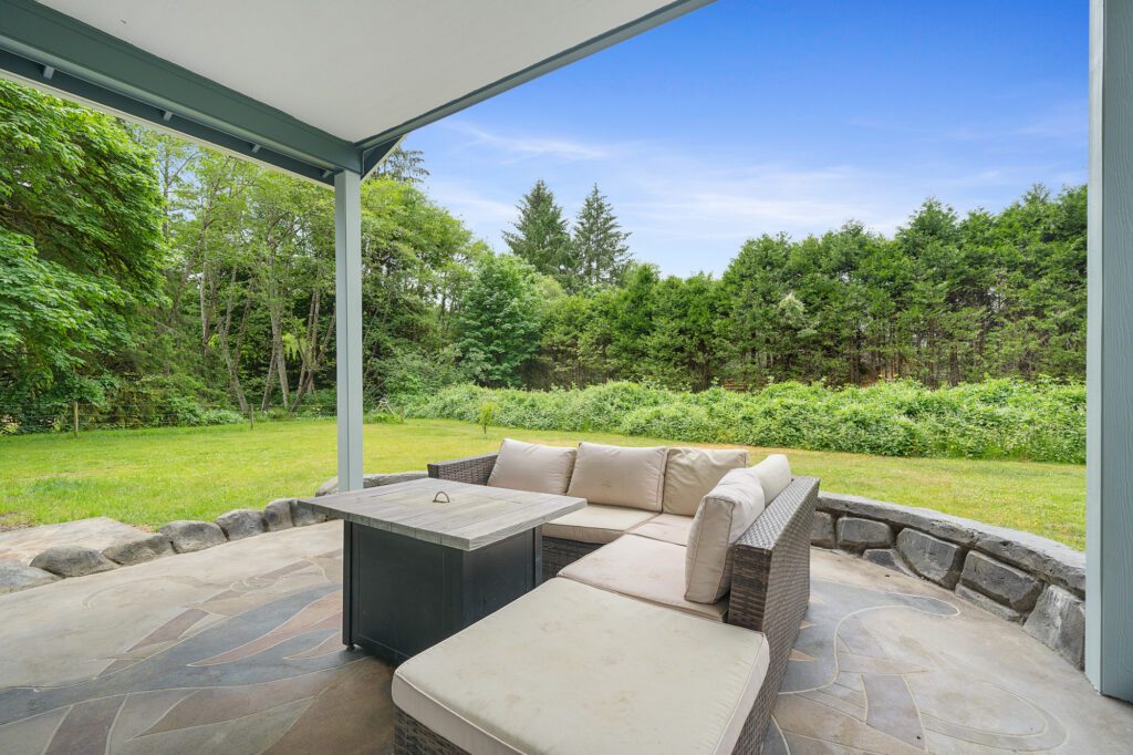 Home Plan 2345 outdoor living space.