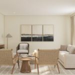 Home Plan 1200 living room.