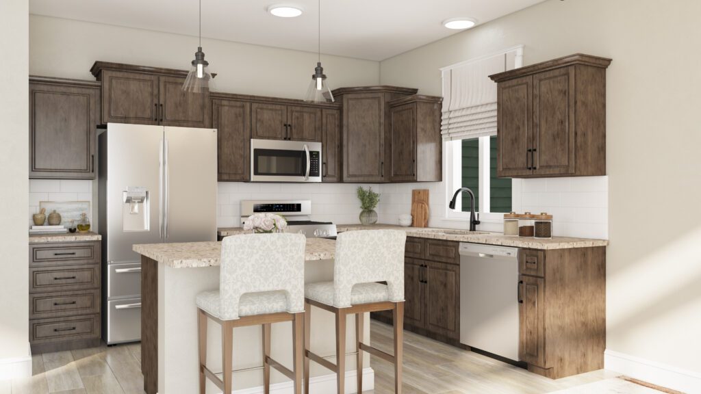 Home Plan 1675 kitchen.